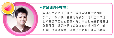 彭玉文医师3合1极细光纤腋下除味术
